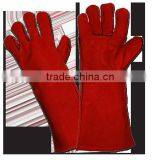 Red Welding Gloves/best quality taidoc