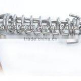 Hot Sale Fashionable Metal Chain Genuine Leather Dog Collars in 2016 thumbnail-3