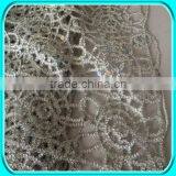 90"*90" SQUARE SILVER TABLE OVERLAY /90"*90" SILVER CHEMICAL EMBROIDERY TABLE OVERLAY Quality Choice thumbnail-2