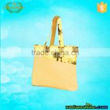 high quality reuseable cotton handle shopping bag