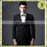 Tailor Made Black Wedding Dress For Men thumbnail-2