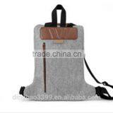 2016 Wholesale Backpack Fashion Felt Backpack New Design Felt Sport Backpack thumbnail-5
