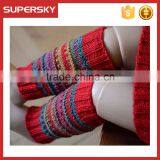 V-37 Crochet Knitting Stripe Baby Boot Cuffs Leg Warmer thumbnail-2