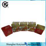 High Quality Rectangular Tea Gift Dried Meat Floss Food Tin Can Box (various Lids and Printing)