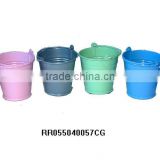 55*40*H57 high quality bucket tin,gift tin,candle tin