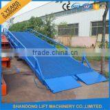 Container load unload ramp equipment