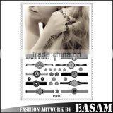 Easam Ring Temporary Tattoo Sticker/Waterproof Body Tattoo thumbnail-1