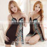 Women's Sexy Lingerie Lace Dress Babydoll Sleepwear Underwear G-String Nightwear thumbnail-3