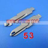 High Quality Peugeot Remote Key Blade 206 53# Car Key Blade