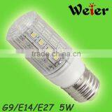 G9 220V 2835 34 SMD 5W Led RA80 With Cover