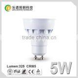 New Design Hot Sale CE RoHS CRI 85Ra CCT Options UNIQUE Lamp Bulb Sharp COB GU10 Reactor 5W LED Spotlight LED Dimmable thumbnail-2