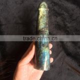 Natural High Quality Labradorite Stone Crystal Dildo For Sale
