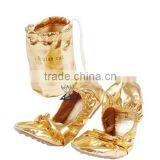 Cheap Gold Belly Dance Shoes With Shining Colors thumbnail-1