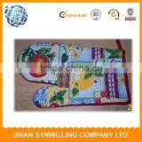 Cute Hello Kitty Lengthened Microwave Oven Gloves Mitts Cotton thumbnail-3