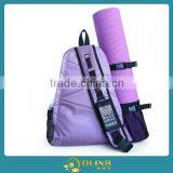 Yoga Mat Backpack; Multi-Purpose Crossbody Sling Backpack; Good for Hiking, Biking, Walking, Travel, Sport and Beach thumbnail-5