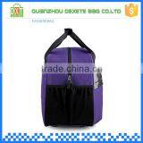 Cheap Custom Purple Printed Waterproof Nylon Travel Bag Logo thumbnail-4
