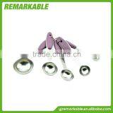 Set Of 5 Pcs Stainless Steel Magnetic Silicone Trim Measuring Spoons