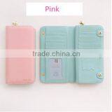 2017 New Arrivals Brand Lady Wallet , Colorful and Fashion Multifunction pu Leather Women Wallet With 72 Card Slots . thumbnail-1