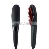 New Style 100% Original NASV With LCD Display Hair Straightener Brush FCC CE RoHS thumbnail-4