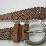 L-B 007 Fashion Perforated PU Leather Fake Leather Belt for Girls thumbnail-3