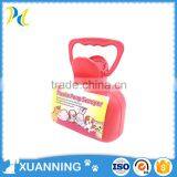 Blue Red Pet Pooper Scooper Dog Litter Scoop Dog Poop Scoop Portable