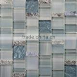 Glass Mix Marble Mosaic Tiles, Art Design Mosaic Tile, Modern House Mosaics(PMH067)