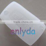 High Quality Hot Sale White Peugeot Remote Key Silicon Cover Silicone Protect Cover for Car Key