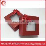 Small Decorative Cardboard Boxes With Lids Clear PVC Window thumbnail-2
