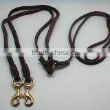 Two Dog Leashes Genuine Leather Leash thumbnail-2