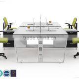 Factory Price Appealing Four-seater MFC Office Furniture Desk Design thumbnail-2