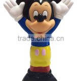 Mickey Mouse Vinyl Toy, Factory Stock Plastic Toy