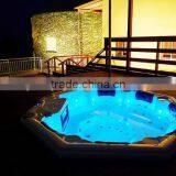 8 Persons Octagonal Hydro Outdoor Spa Tub With Led Light thumbnail-4