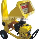 6.5hp gasoline industrial tractor wood cutting machine chipper shredder