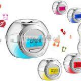 7 Colors Backlight Promotional Led Clock