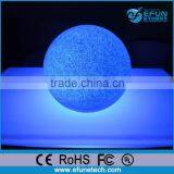Waterproof Illuminated Outdoor Led Glowing Ball,marble Like Led Ball Lighting