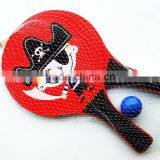 Hot Selling Promotion Wooden Beach Tennis Paddle Set thumbnail-1