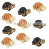 Personalized Handmade Color Painted Decorative Resin Miniature Tortoise Decor thumbnail-1