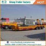 Inexpensive Lowboy Trailer Height 60-100 Tons For Construction Machinery Low Bed Truck Trailer thumbnail-3