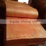 Linyi Grade a b c 0.5mm 1220x2440 Decorative Natural Okoume Face Veneer thumbnail-1