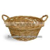 Willow Round Large Tray Basket Great for Gift Ideas thumbnail-1