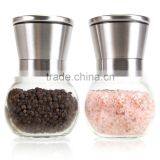 304 Stainless Steel Pepper and Salt Grinder, Spherical Glass Spice Grinder Commercial thumbnail-1