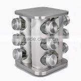 12 Pieces Stainless Steel Spice Jar Condiment Container Set thumbnail-2