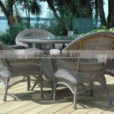 2017 Sigma Promotion Quickest Delivery All Weather Resin Wicker Restaurant Dubai Dining Tables and Chairs thumbnail-1