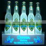 Custom Five Bottle Display Acrylic Bottle Dipslay Stand