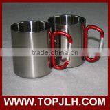 Cheap Promotional Sports Carabiner Stainless Steel Mug for Sublimation thumbnail-2