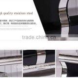 European Luxury Stoving Varnish Stainless Steel TV Stand/cabinet for Living Furniture(black) thumbnail-3