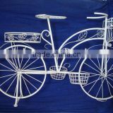 metal bicycle plant holder