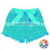 New Style Baby Pom Pom Sequin Shorts Bulk Sequins Shorts For Children Boutique Toddler Sequin Shorts thumbnail-1