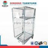 Multifunctional Cage Pallet, Metal Storage Cage With 4 Wheels, Stackble Metal Storage Cage thumbnail-1