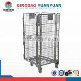Stacking 4 Sided Logistics Container Pallet 4-Sided Nestable A-frame Roll Pallet Roll Cage Trolley thumbnail-2